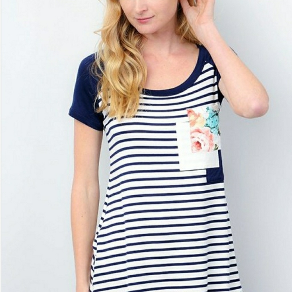 Striped Raglan Tunic - Picture 5 of 5